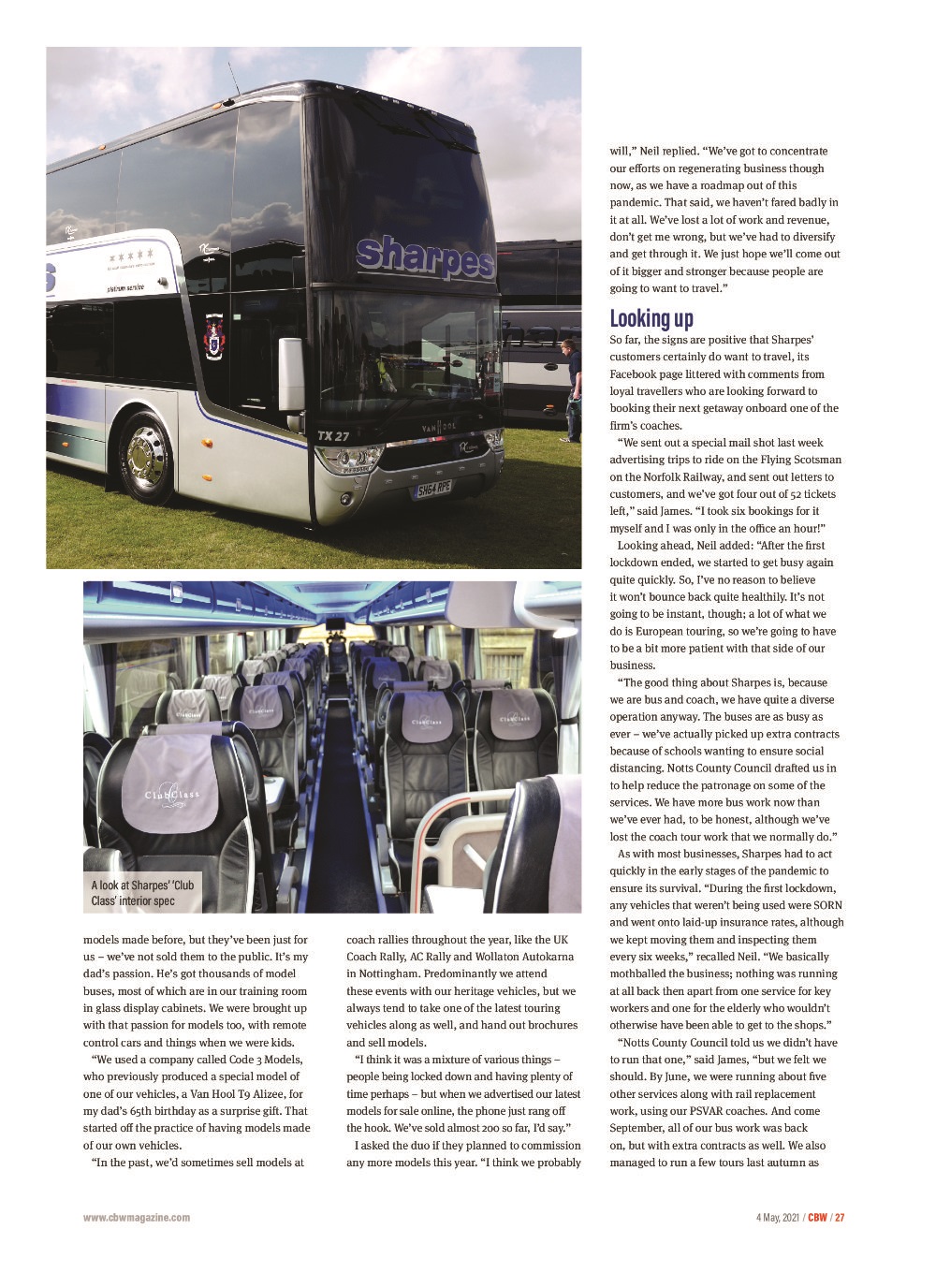 Sharpes of Nottingham Route One Article